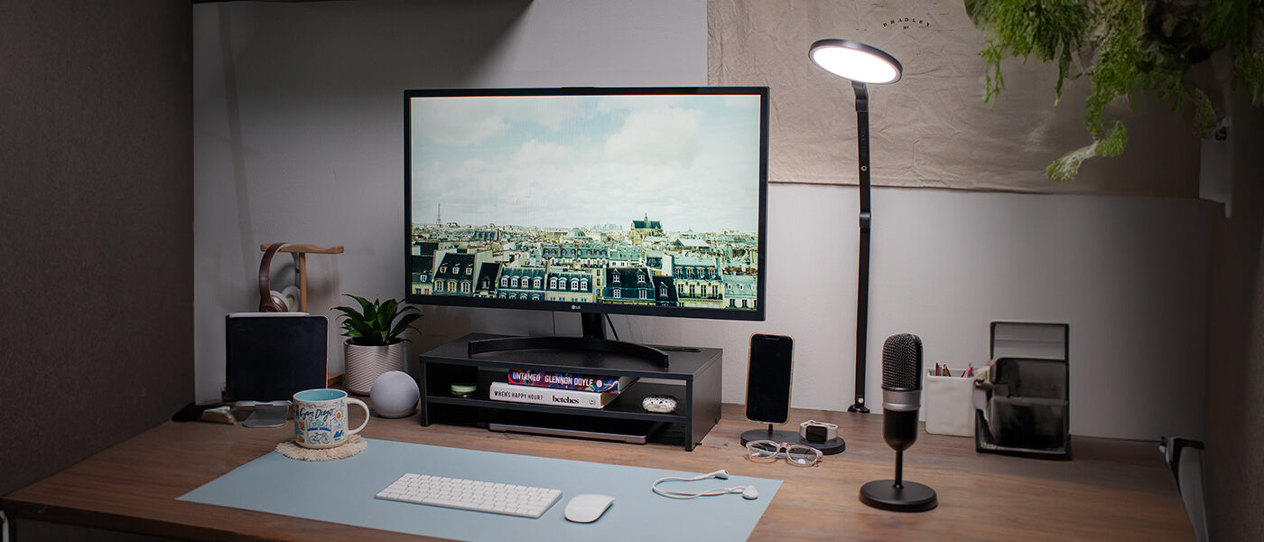 podcast lighting setups