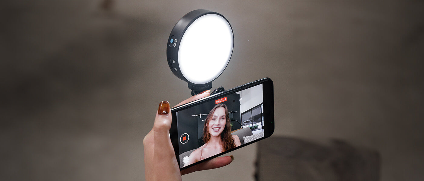 selfie lighting for content creators and vloggers