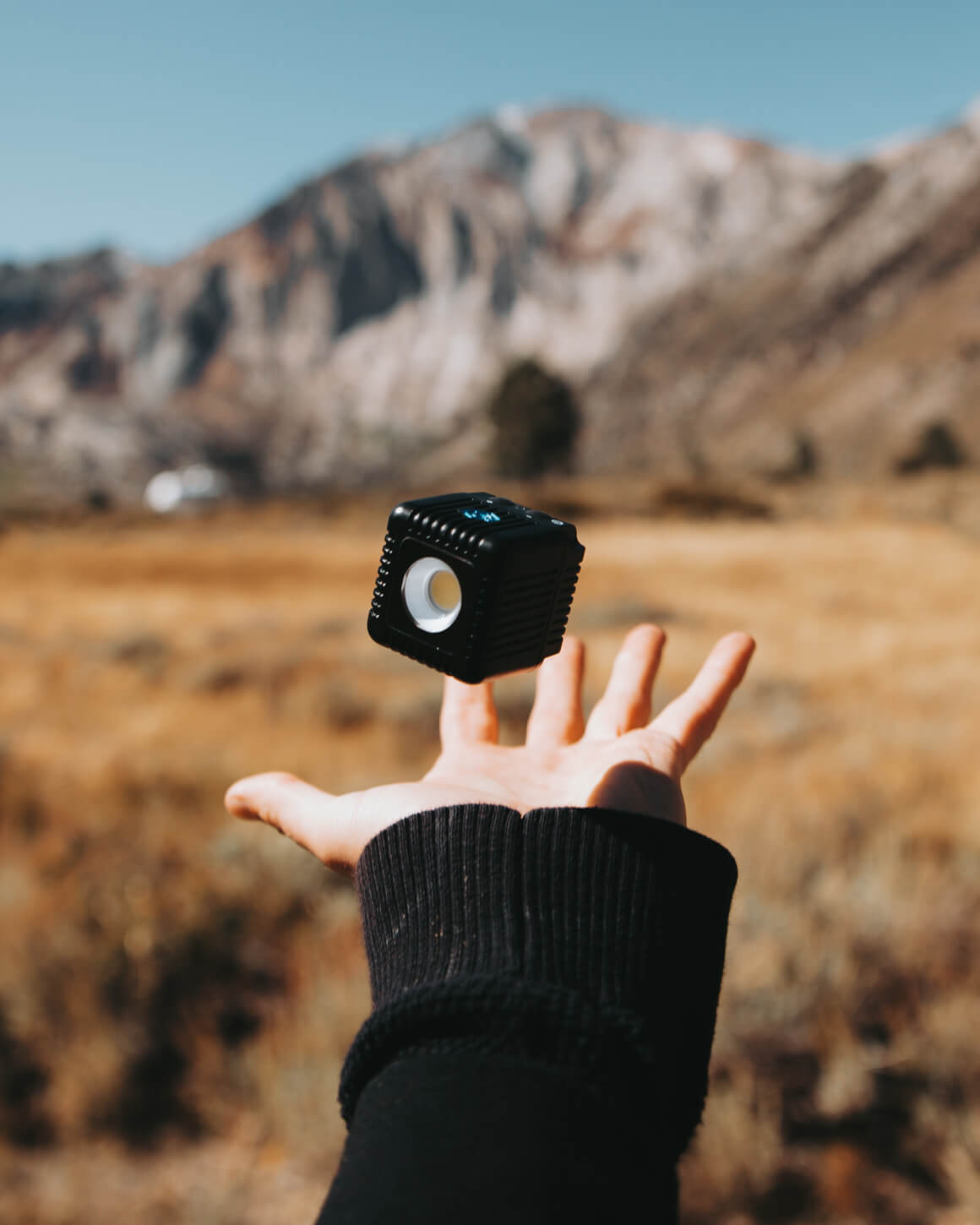 Black 1.5" Lume Cube 2.0 Waterproof LED. LC-SB-VC2-1-2PACK