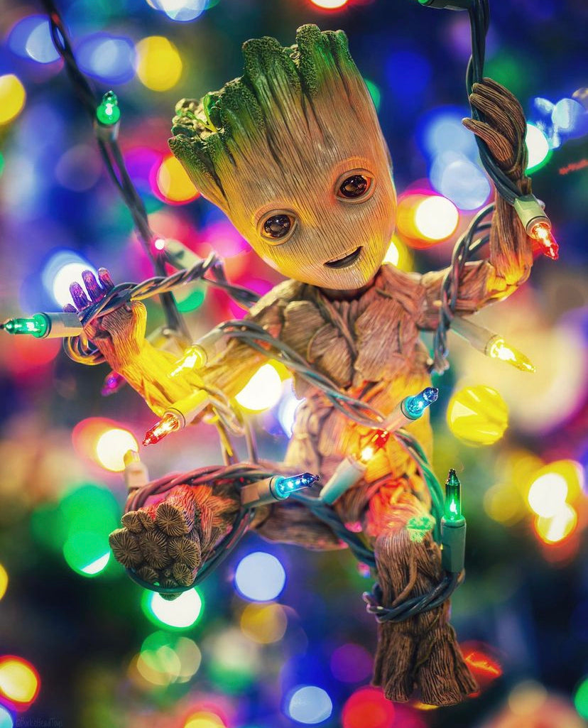 Shot With Lume Series: Groot by @burkeheadtoys