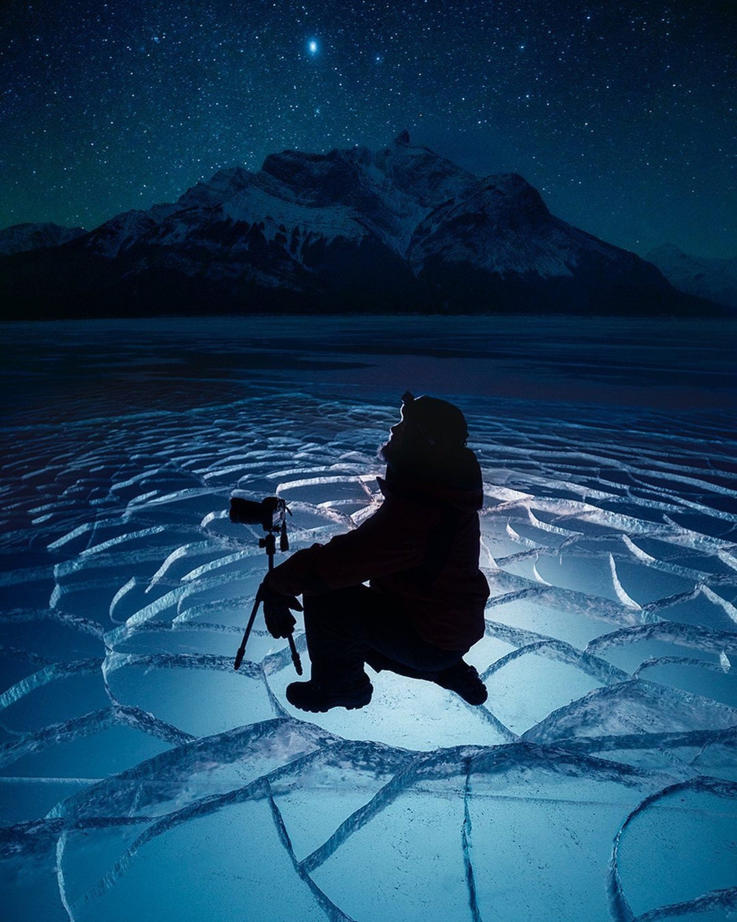 Shot with Lume Series: Paul Zizka's Cracked and Icy Photo