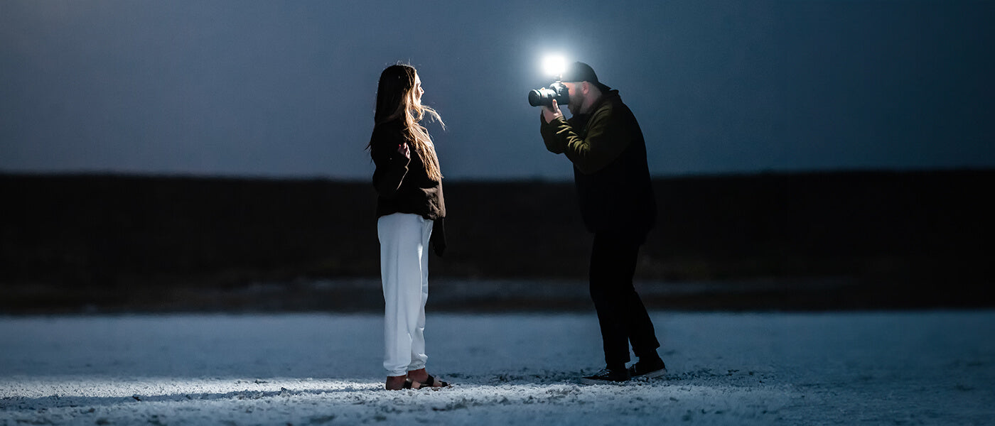 portable LED lights for photography and video content production
