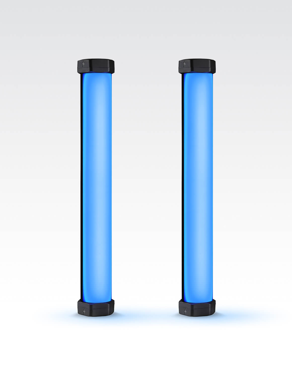 2 RGB Tube Light Mini on white background #color_rgb tube light mini 2-pack LC-TLMINI-2PK