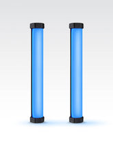 2 RGB Tube Light Mini on white background #color_rgb tube light mini 2-pack LC-TLMINI-2PK