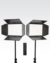 Lume Cube Studio Panel Lighting Kit Two Edge-Lit LED Panel Lights with Stands
