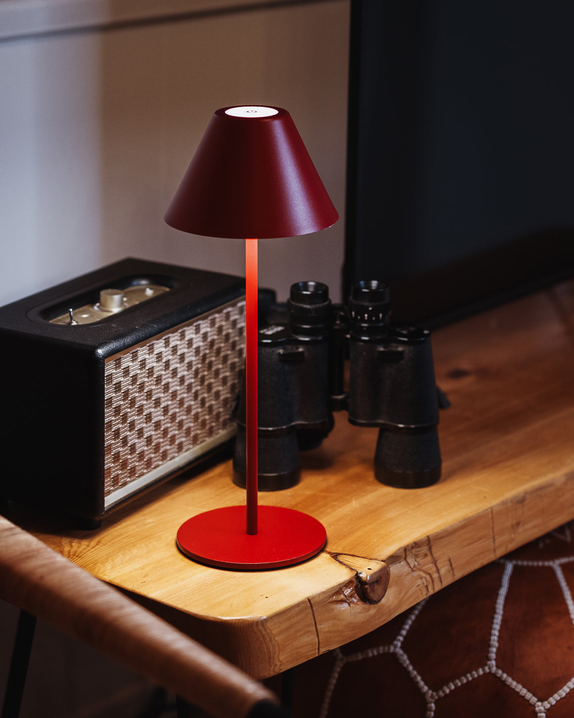 Lume Cube Rechargeable LED Table Lamp - Red