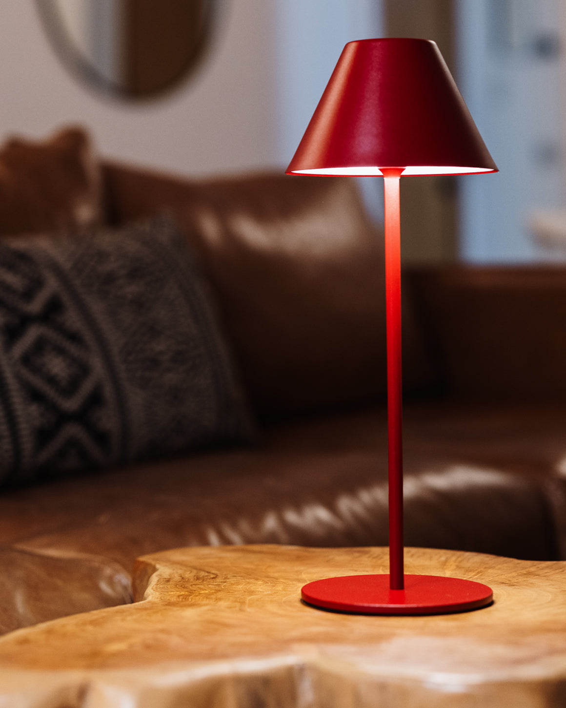 Lume Cube Rechargeable LED Table Lamp - Red