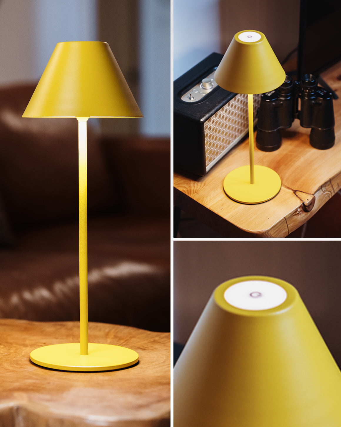 Lume Cube Rechargeable LED Table Lamp 2-Pack - Yellow