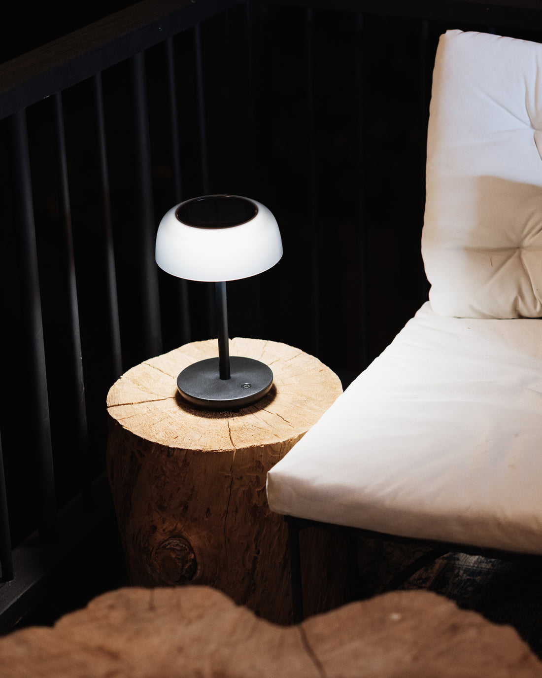 Lume Cube Solar LED Outdoor Table Lamp | Modern & Portable Patio Light