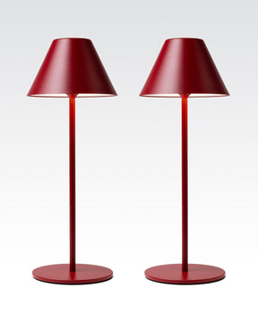 Lume Cube Rechargeable LED Table Lamp 2-Pack - Red