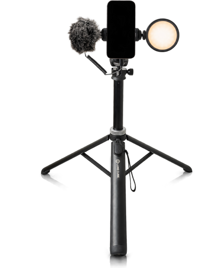 Lume Cube Creator Essentials Kit with LED light, mic, grip and tripod, a gift for people on the go