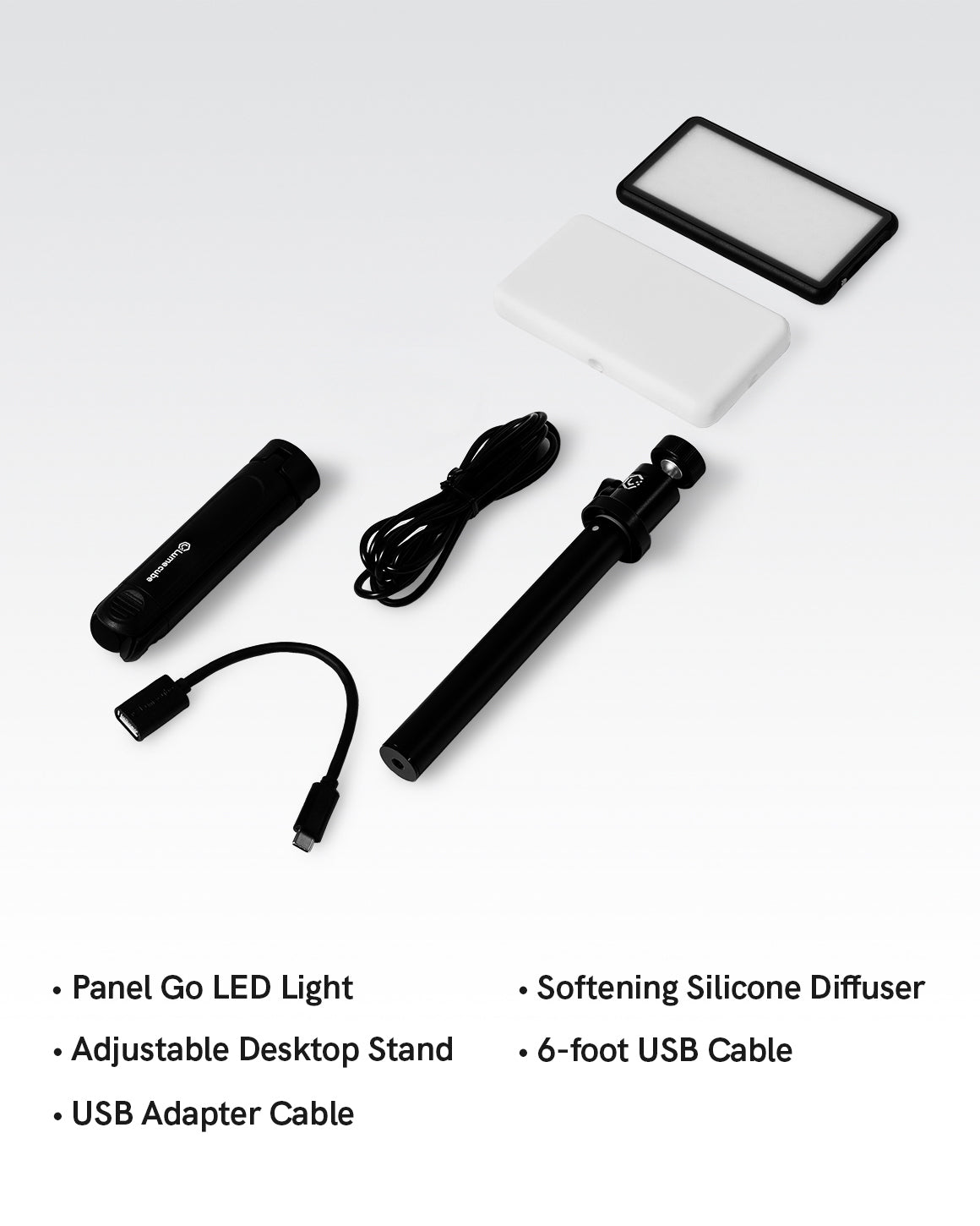 Lume Cube Broadcast Lighting Kit Video Conference LED Light with Stand & Mount
