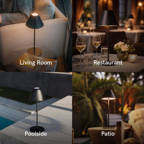 Lume Cube Rechargeable LED Table Lamp - Black