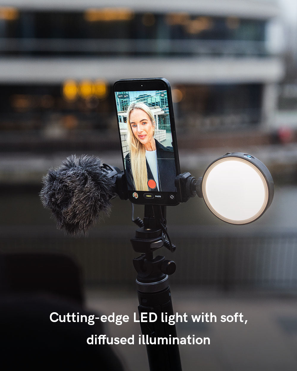Lume Cube Creator Essentials Kit Vlogging LED Light, Mic, Grip & Tripod