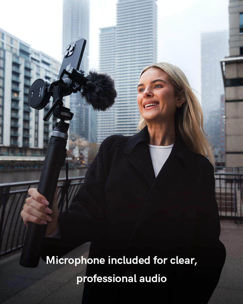 Lume Cube Creator Essentials Kit Vlogging LED Light, Mic, Grip & Tripod