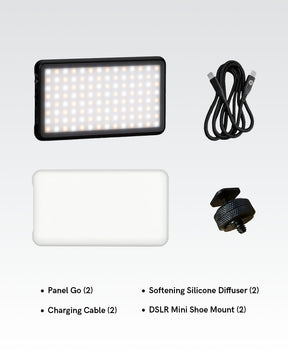 Lume Cube 2-Pack Panel Go Bi-Color LED Video Light