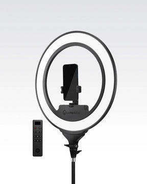 Lume Cube Cordless Ring Light Pro Black 18-inch Edge-Lit LED Ring Light