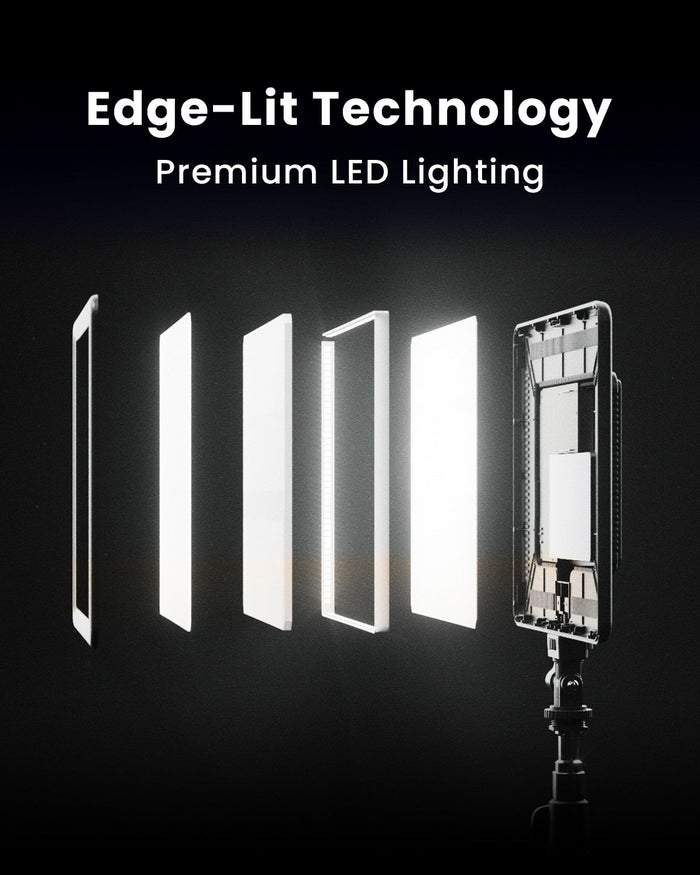 Lume Cube Single Studio Panel Lighting Kit Edge-Lit LED Light Panel wi