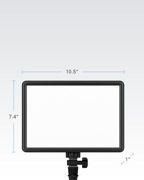 Lume Cube Studio Panel Lighting Kit Two Edge-Lit LED Panel Lights with Stands