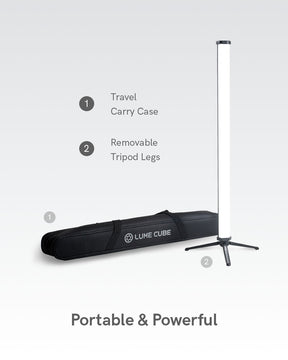 Lume Cube RGB Large LED Tube Light | App Controlled