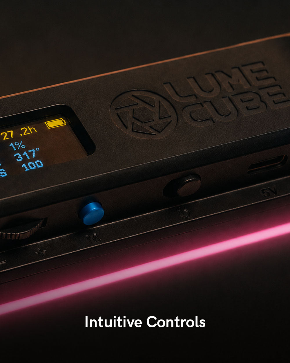 Lume Cube RGB Tube Light Large 2-Pack App Controlled 2ft. LED Tube Lights
