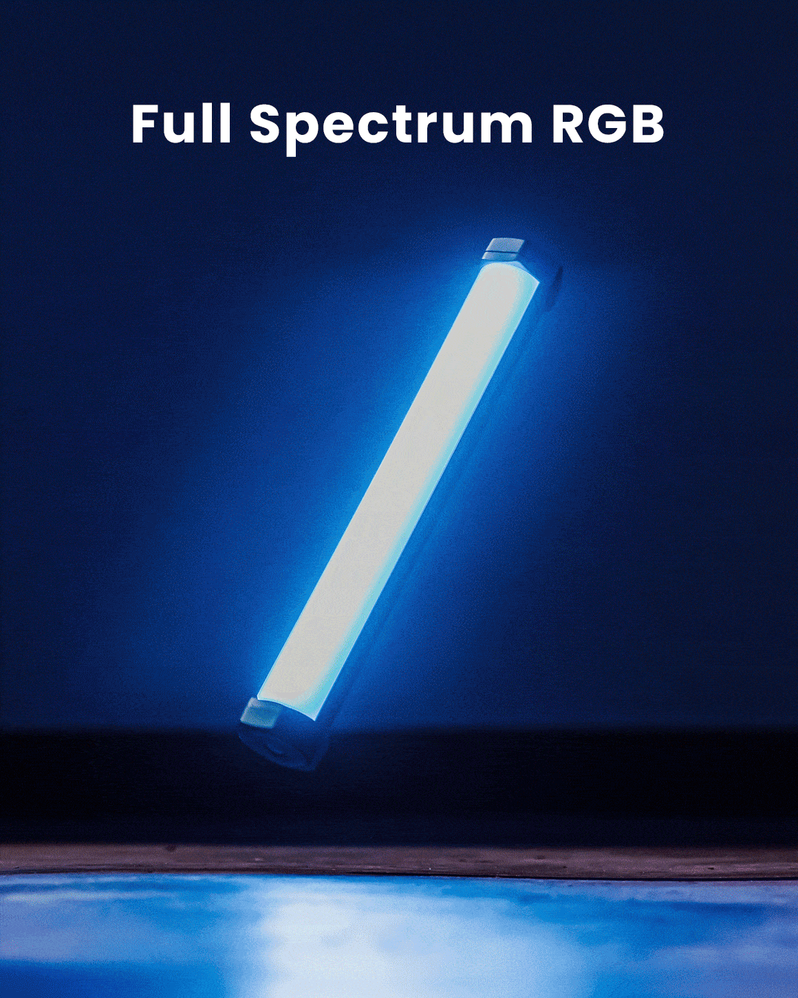 Lume Cube RGB Tube Light Mini 2-Pack App Controlled 1ft. LED Tube Lights