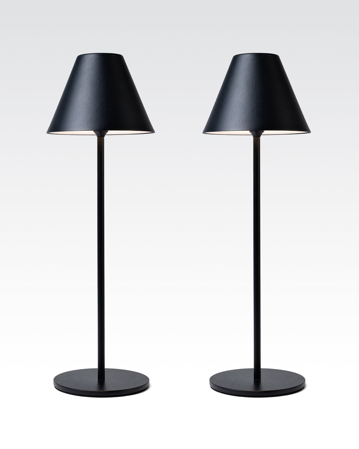 Lume Cube Rechargeable LED Table Lamp 2-Pack - Black