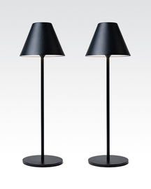 Lume Cube Rechargeable LED Table Lamp 2-Pack - Black