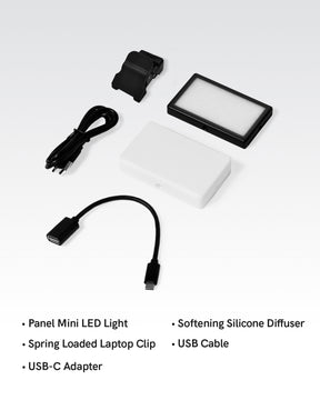 Lume Cube Video Conference Lighting Kit Webcam LED Light with Laptop Mount