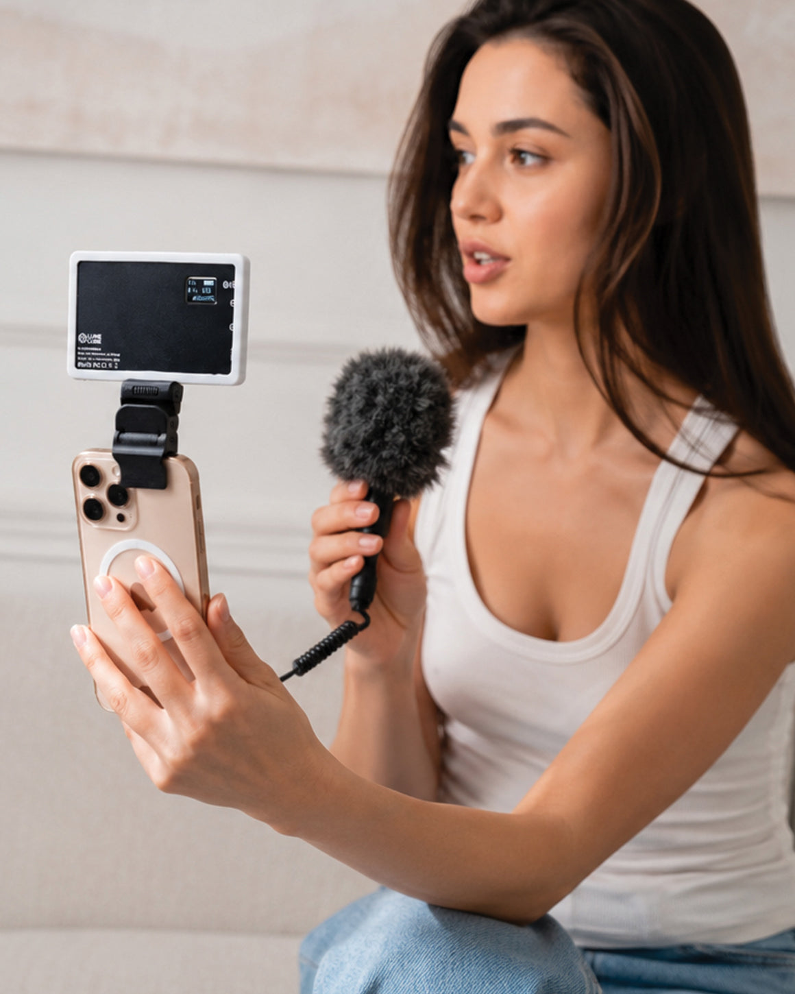 Lume Cube Video Conference & Phone Lighting Kit | Webcam LED Light with Laptop & Mobile Mount