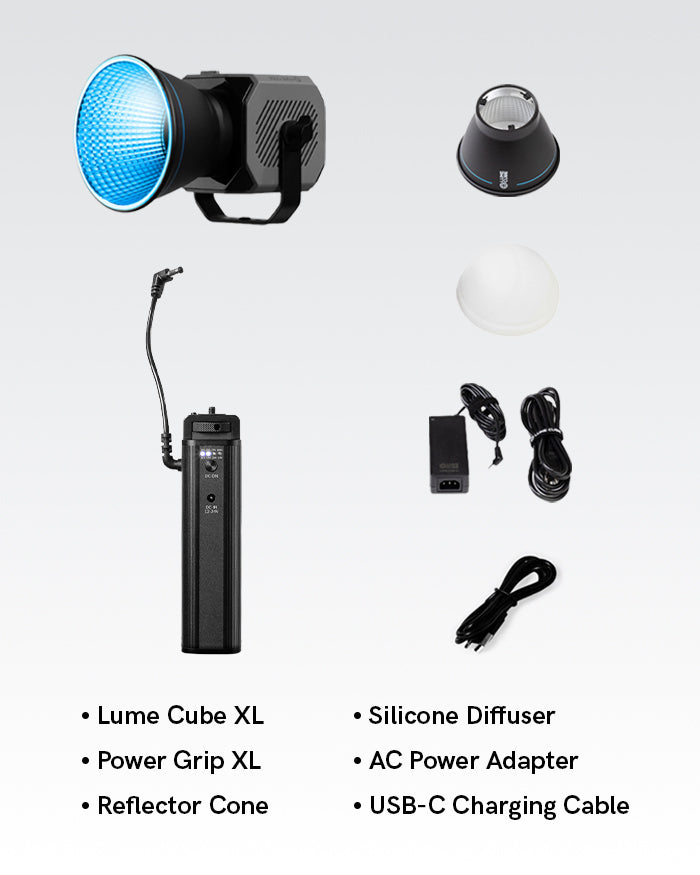 Lume Cube XL Dual-Power Kit