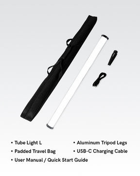 Lume Cube RGB Large LED Tube Light | App Controlled